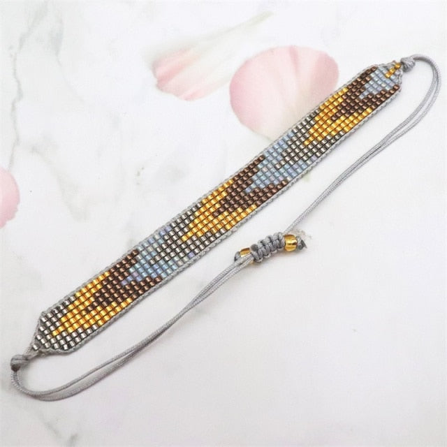 Handmade Glass Seed Bead Wristbands