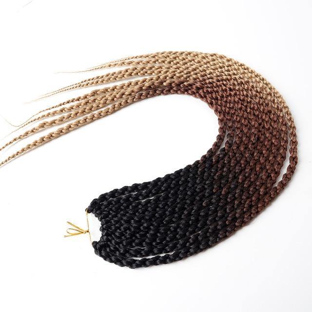 Cubic Twist Crochet Braids Ombre Hair Extensions | 10 Strands - Woodland Gatherer