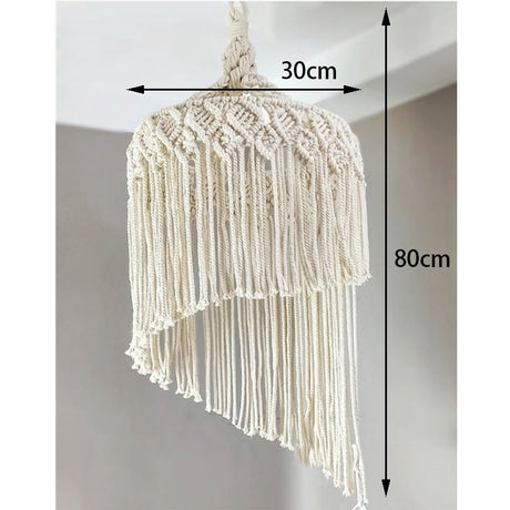 Boho Macrame Handmade Woven Light Shade