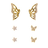 Butterfly Stud Earrings