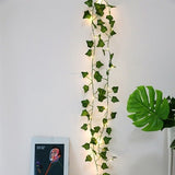 Ivy Eucalyptus Leaves Garland Led String Fairy Lights