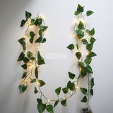 Ivy Eucalyptus Leaves Garland Led String Fairy Lights