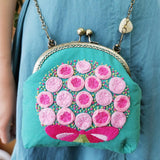 DIY Make Your Own Embroidery Handbag with Handle and Sling Chain