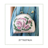 DIY Make Your Own Embroidery Handbag with Handle and Sling Chain
