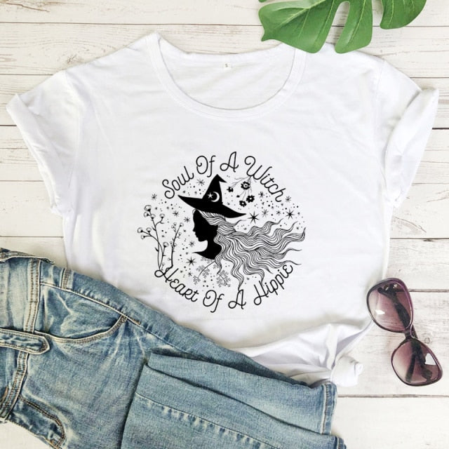 Soul Of A Witch Heart Of A Hippie T-shirt