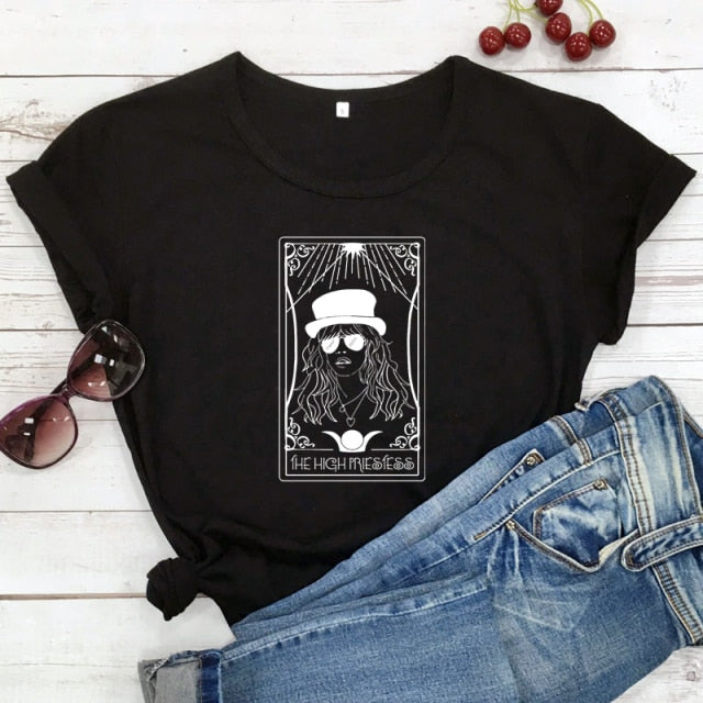 The High Priestess Tarot Card T-shirt