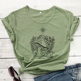 Mushrooms And Frog T-shirt