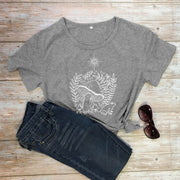 Mushrooms And Frog T-shirt