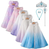 Ice Princess Girls Sequin Capes Cloak