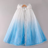 Ice Princess Girls Sequin Capes Cloak