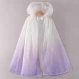 Ice Princess Girls Sequin Capes Cloak