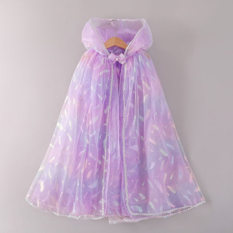 Ice Princess Girls Sequin Capes Cloak