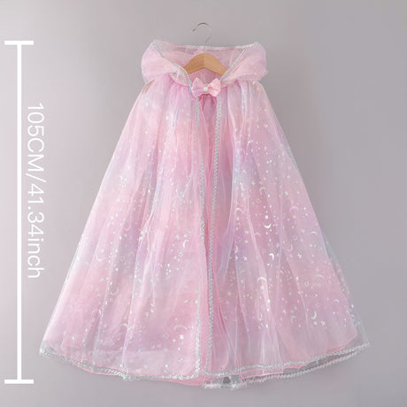 Ice Princess Girls Sequin Capes Cloak