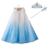 Ice Princess Girls Sequin Capes Cloak