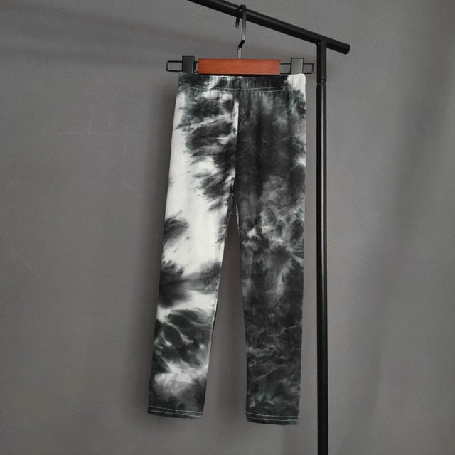 Tie Dye Graffiti Kids Leggings 2-11 Years