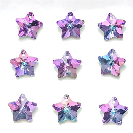 Violet Rainbow Jewellery Making Glass Crystals
