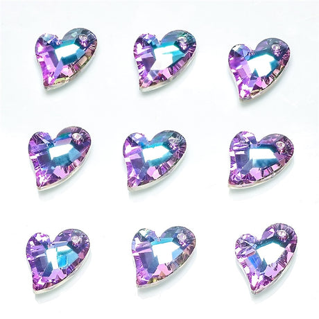 Violet Rainbow Jewellery Making Glass Crystals
