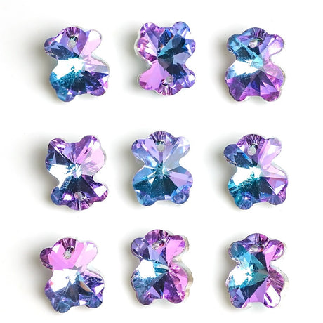 Violet Rainbow Jewellery Making Glass Crystals