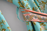 Boho Vintage Batwing Sleeves Short Kimono