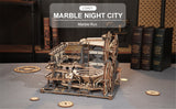 Marble Night City DIY Wooden Model Kits Assembly Toy