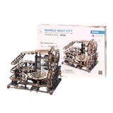 Marble Night City DIY Wooden Model Kits Assembly Toy