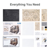 Marble Night City DIY Wooden Model Kits Assembly Toy