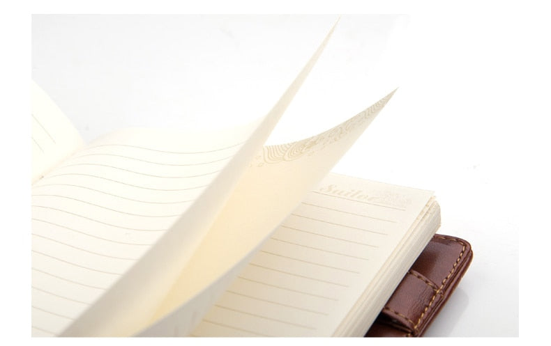 Sailor Sam's Secret Travel Journal Faux Leather Notebook with Passcode Lock