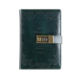 Sailor Sam's Secret Travel Journal Faux Leather Notebook with Passcode Lock