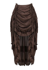 Steampunk Costume Pleated Long Skirt 5 Colours