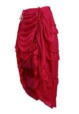 Steampunk Costume Pleated Long Skirt 5 Colours