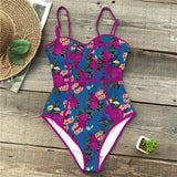 Caged Wild Thing One Piece Swimsuit Beach Bodies