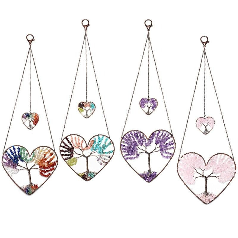 Tree of Life Heart Hanging Ornament