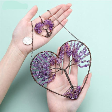 Tree of Life Heart Hanging Ornament