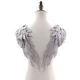 All the Colours Embroidery Appliqué Angel Wings