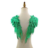 All the Colours Embroidery Appliqué Angel Wings
