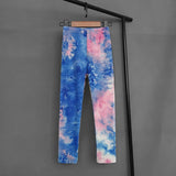 Tie Dye Graffiti Kids Leggings 2-11 Years
