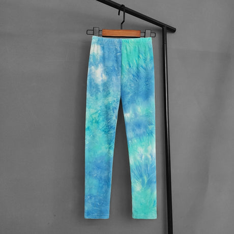 Tie Dye Graffiti Kids Leggings 2-11 Years