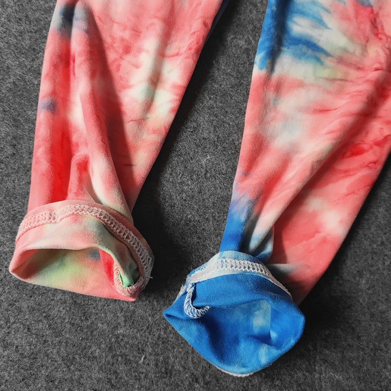 Tie Dye Graffiti Kids Leggings 2-11 Years