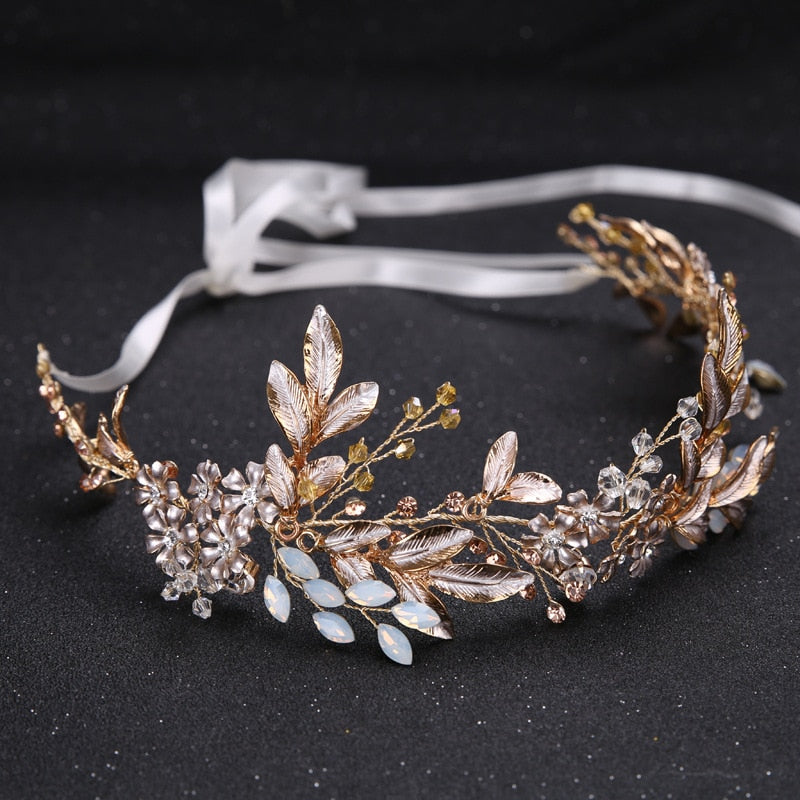 Champagne Eloise Tiara and Hair Comb