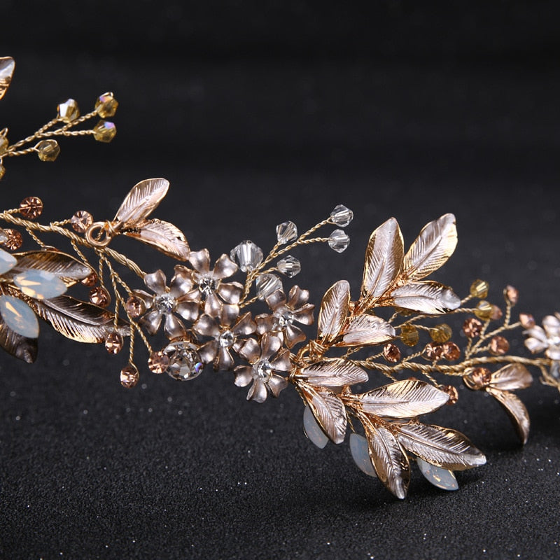 Champagne Eloise Tiara and Hair Comb
