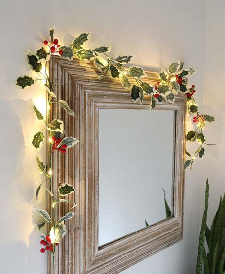 Ivy Eucalyptus Leaves Garland Led String Fairy Lights