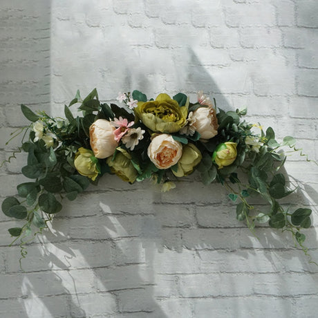 Rose Peony Garlands Artificial Flower Wreaths