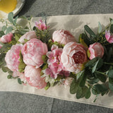 Rose Peony Garlands Artificial Flower Wreaths