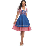 Oktoberfest Beer Maiden Costume Dirndl Plaid Beer Fest Hansel and Gretel