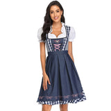 Oktoberfest Beer Maiden Costume Dirndl Plaid Beer Fest Hansel and Gretel