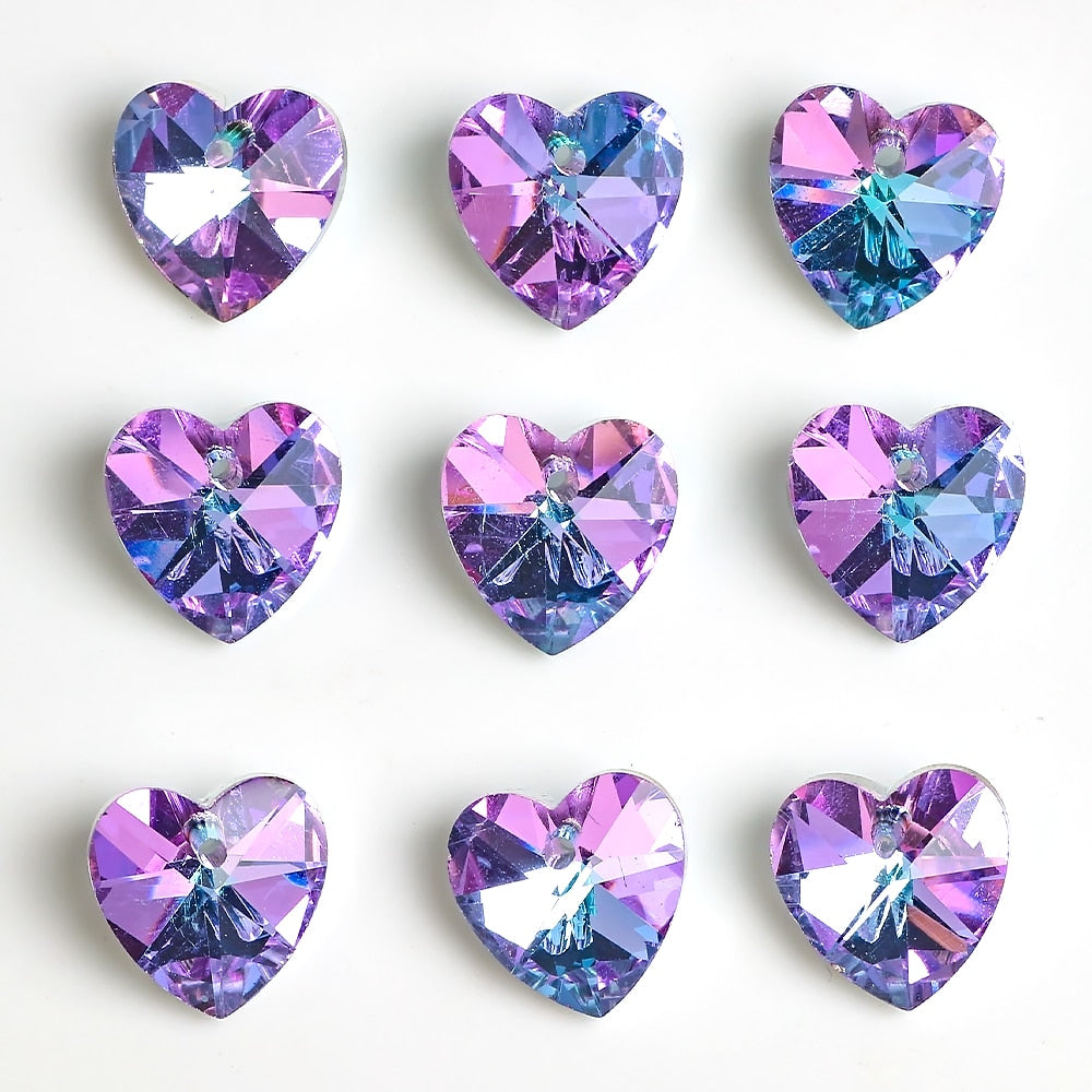 Violet Rainbow Jewellery Making Glass Crystals