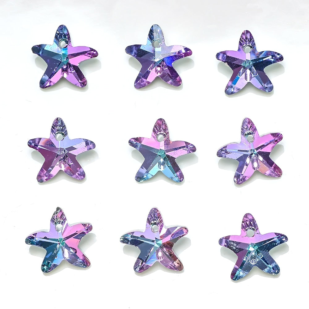 Violet Rainbow Jewellery Making Glass Crystals