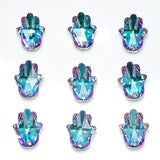 Violet Rainbow Jewellery Making Glass Crystals
