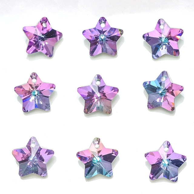 Violet Rainbow Jewellery Making Glass Crystals