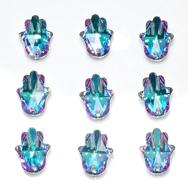 Violet Rainbow Jewellery Making Glass Crystals